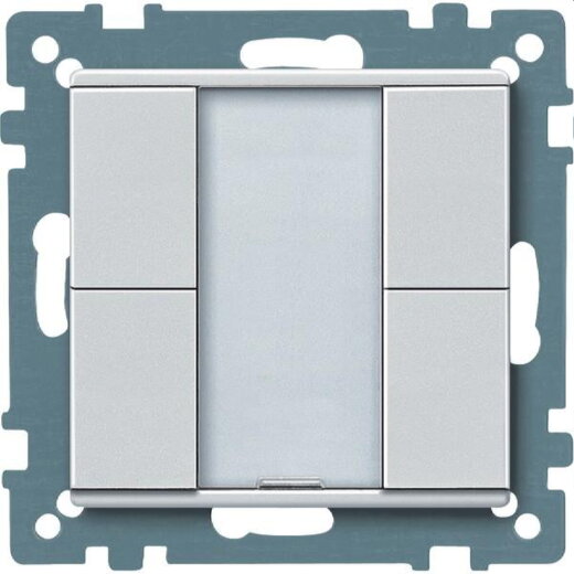 Merten Taster 627619 2fach polarweiss System M