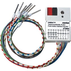 Merten Tasterschnittstelle 670804 4fach plus polarweiss