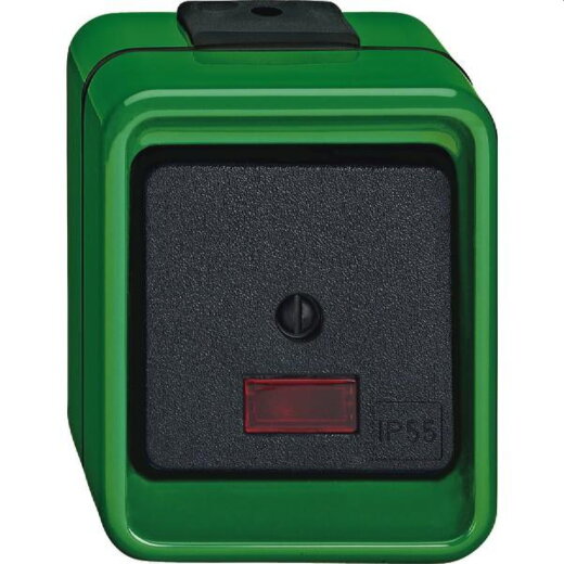 Merten Kontroll-Wechselschalter 372677 gruen AGRAR