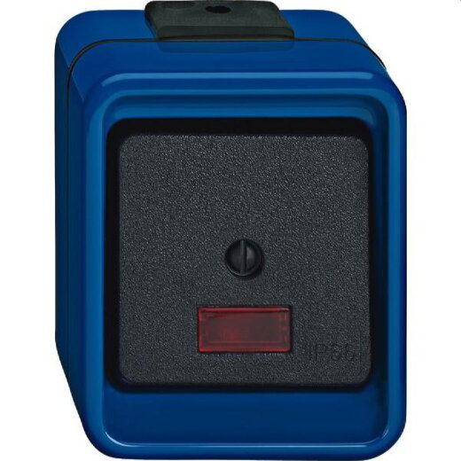 Merten Wipptaster 375998 blau/Wechsel 1polig SCHLAGFEST