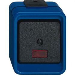 Merten Wippkontrollschalter 372375 blau/Aus 3polig...