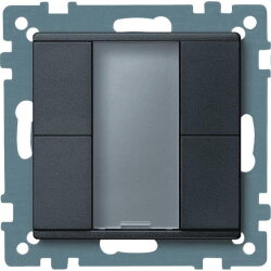 Merten Taster 627614 2fach plus anthrazit System M