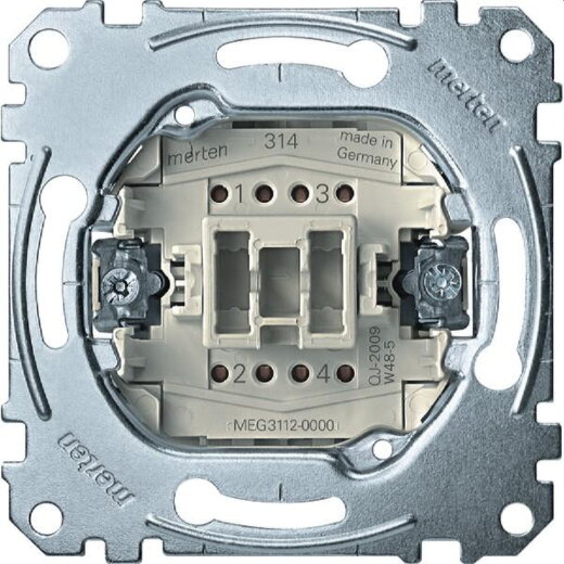 Merten Schaltereinsatz MEG3112-0000 2polig 10AX AC250V