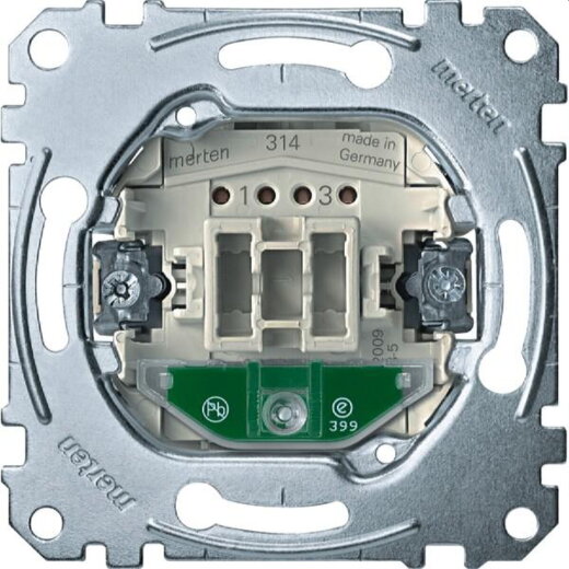 Merten Schaltereinsatz MEG3137-0000 1polig 10AX AC250V