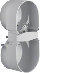 Berker Berührungsschutz M39191501 2fach grau