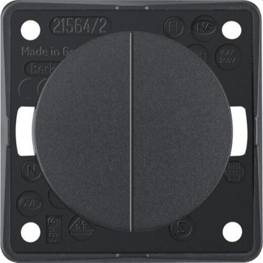 Berker Wippschalter M3936552505 Serien anthrazit matt