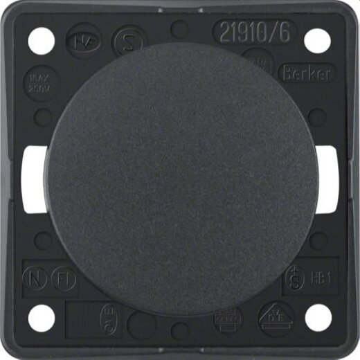 Berker Wippschalter M3936562505 Aus/Wechsel anthrazit matt