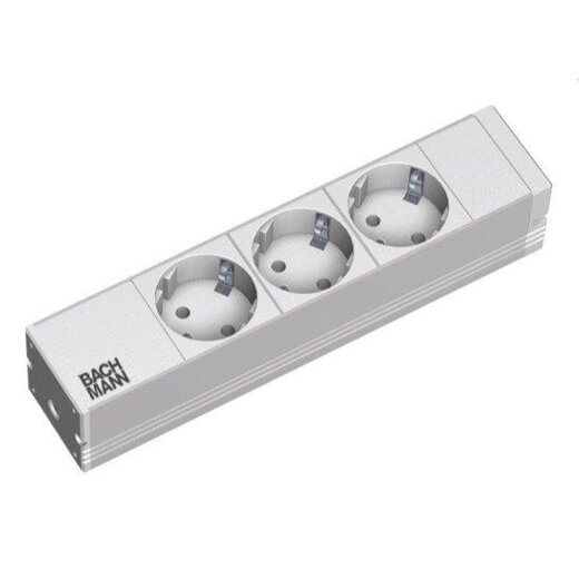 Bachmann Steckdosenleisten 333.417 RAL7035 183mm"