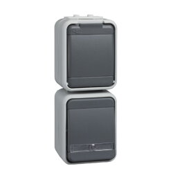 ELSO Kombination 448649 senkr. AquaTop licht/basaltgrau