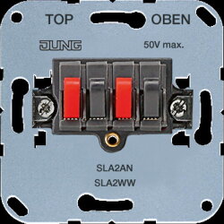 Jung Stereo-Lautsprecher-Anschlussdose 25 V ~, 60 V DC,...