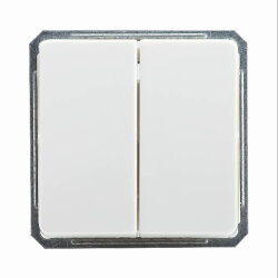 ELSO Doppelwechselschalter 211664 16A reinweiß