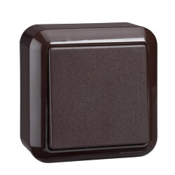 ELSO AP-Universalschalter 381602 10A CONTURA braun