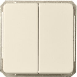 ELSO Doppelwechselschalter 221664 16A reinweiß