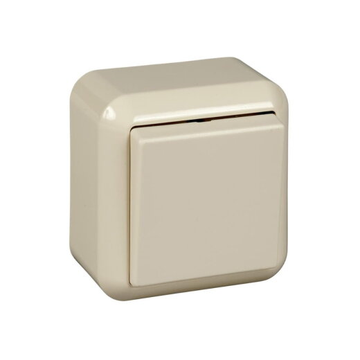 ELSO AP-Universalschalter 381600 10A CONTURA perlweiß