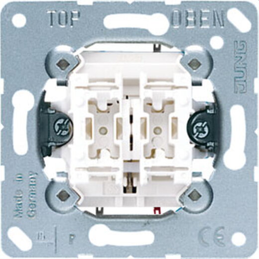 Jung Jalousie-Wippschalter, 10 AX 250 V ~, 1-pol. (1 Antrieb) 509VU