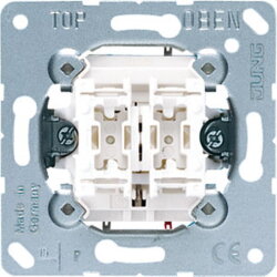 Jung Jalousie-Wippschalter, 10 AX 250 V ~, 1-pol....