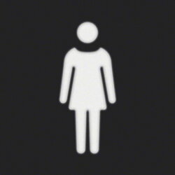 Berker Folie 19058002 eckig Aufdruck Frau 19058002