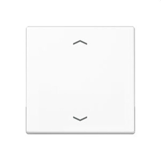 Jung LB-Management Taster 1fach, mit Pfeilsymbolen, Duroplast, Serie A, alpinweiß A1700PWW