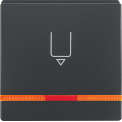 Berker Hotelcard-Schaltaufsatz 16406086 anthrazit samt...