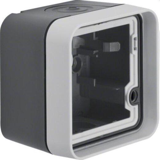 Berker Gehäuseunterteil M36118913505 1fach lichtgrau