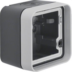 Berker Gehäuseunterteil M36118913505 1fach lichtgrau