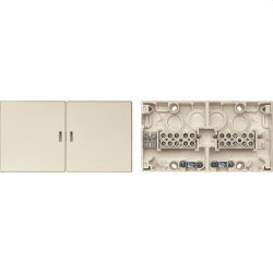 Merten Geräteanschlussdose 521044 mit Dreierteilung...