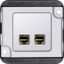 Merten Anschlussmodul Panzer Actassi RJ45 2fach...