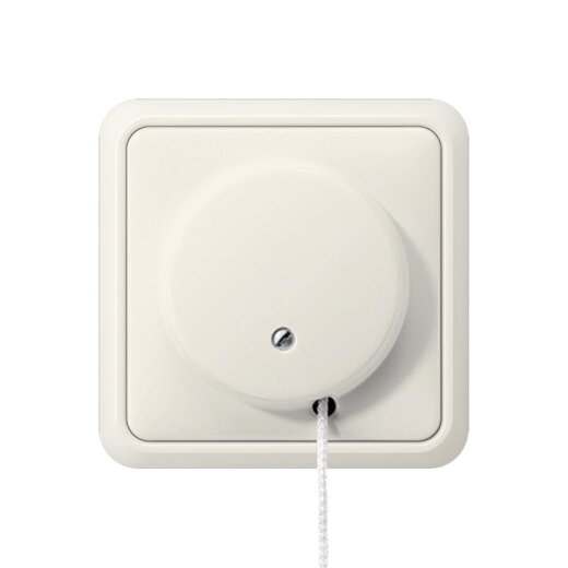 Jung Zug-Wechselschalter mit integriertem Rahmen, Serie CD, weiß 5506ZU