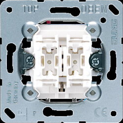 Jung Doppeltaster, 2 Schließer, 10 A 250 V ~ 535U