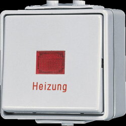 Jung Heizungsschalter, Universal Aus-Wechsel, 10 AX 250 V...