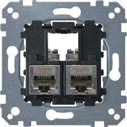 Merten Tragplatte MEG4576-0022 RJ45 Cat6A STP