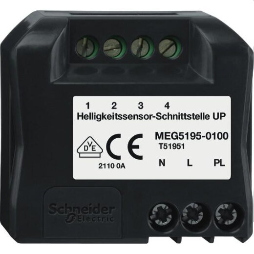 Merten Schnittstelle MEG5195-0100 transparent/polarweiss