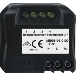 Merten Schnittstelle MEG5195-0100 transparent/polarweiss