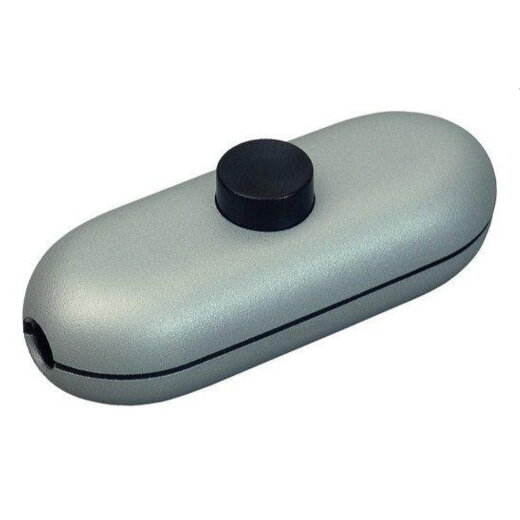 Bachmann Schnur-Zwischenschalter 924.260 1polig titan/schwarz