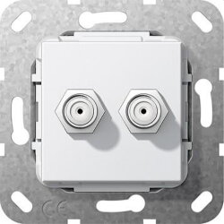 Gira Buchse 565103 Einsatz 2f Kupplung reinweiss