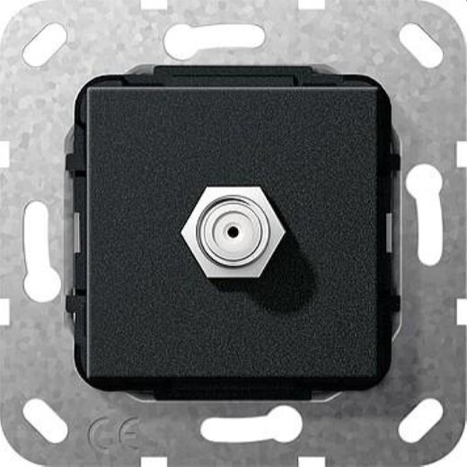 Gira Buchse 565010 Einsatz Kupplung schwarz matt
