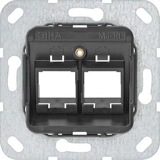 Gira Tragring 561000 Modular Jack 10 2fach