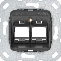 Gira Tragring 561000 Modular Jack 10 2fach