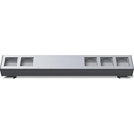 Gira Befestigungswinkel 119526 5fach + Winkel 55 Aluminium