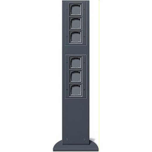 Gira Energiezapfsäule 135128 769 mm 6x Leereinheit anthrazit