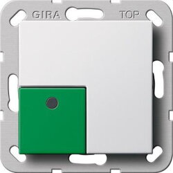 Gira Abstelltaster 291103 System 55 reinweiss
