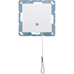 Jung Zug-Wechselschalter, Serie AS/A, alpinweiß...