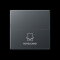 Jung Hotelcard-Schalter (ohne Taster-Einsatz), Hotelcard, Serie A, anthrazit matt A590CARDANM