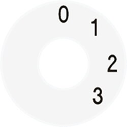 Jung Skalenscheibe, Symbol 3-Stufen-Schalter,...