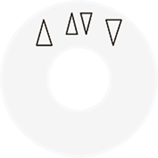 Jung Skalenscheibe, mit Pfeilsymbolen, alpinweiß SKS1234.10WW