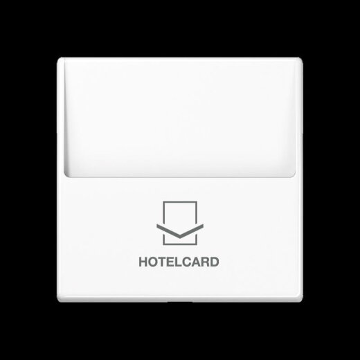 Jung Hotelcard-Schalter (ohne Taster-Einsatz), Hotelcard, Serie AS/A, alpinweiß A590CARDWW