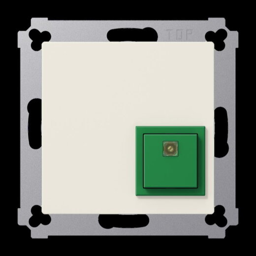 Jung Notrufsystem Abstelltaster, Serie AS, weiß NRSAS0834AT