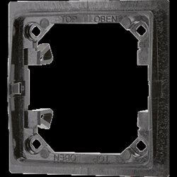 Jung Halteplatte 1fach, Serie A, schwarz AS90HP