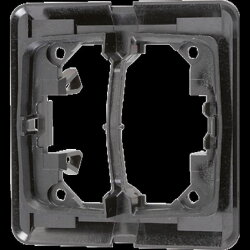 Jung Halteplatte 2fach, Serie CD/LS, schwarz CD95HP