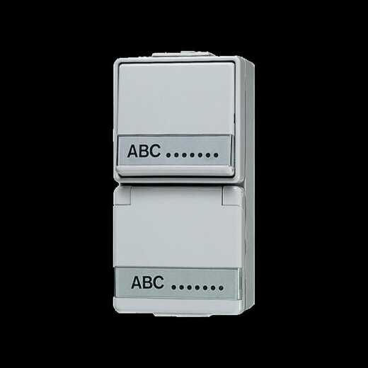 Jung SCHUKO®-Steckdose 16 A 250 V ~ mit Schalter Universal Aus-Wechsel 10 AX 250 V ~ 676NAW